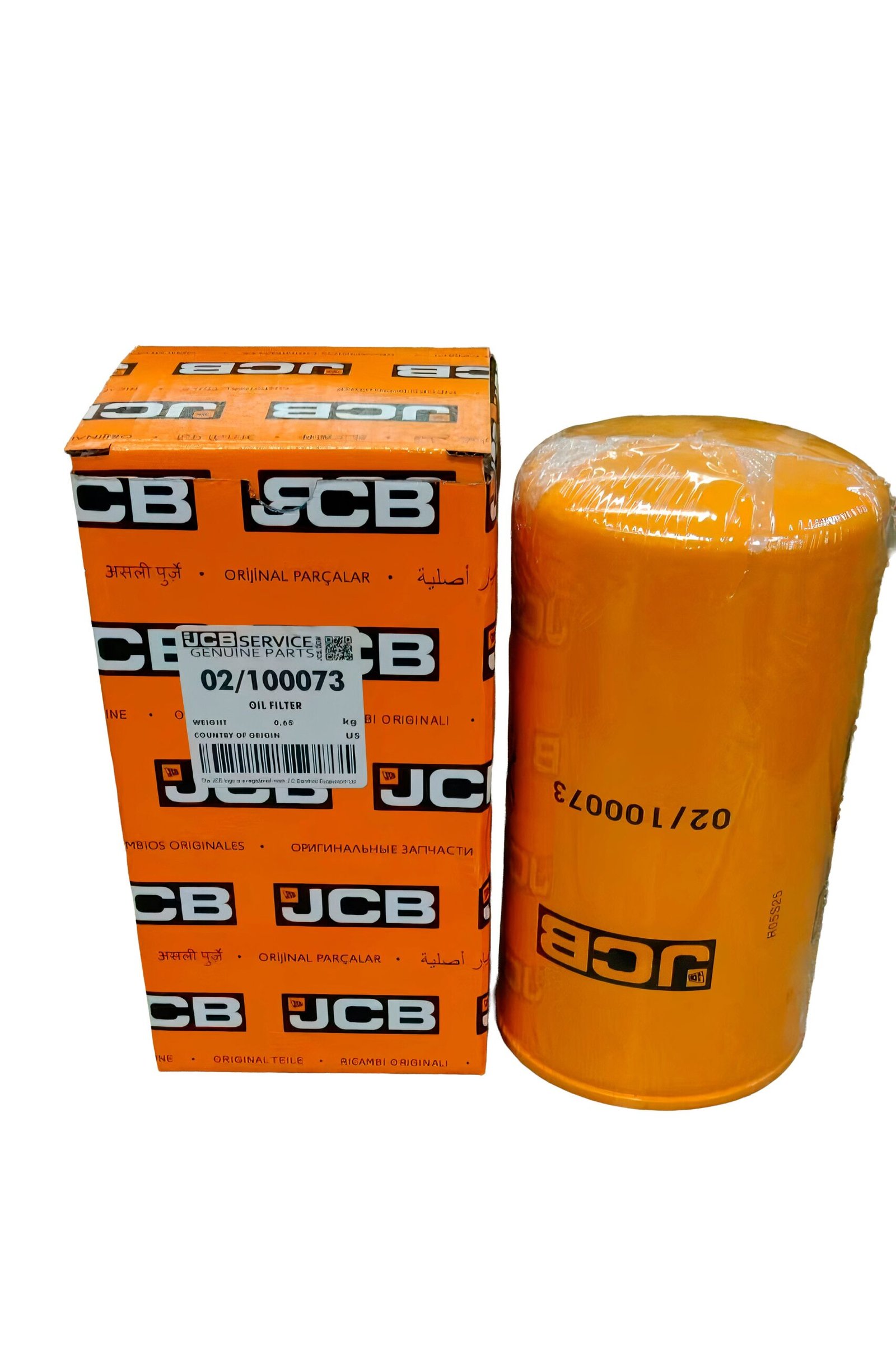 Filtro aceite de motor JCB - 02/100073